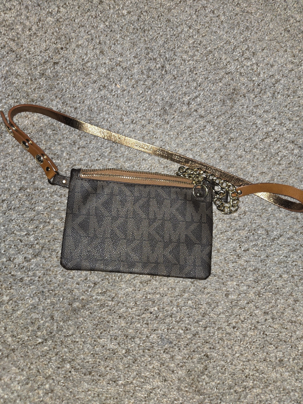 Michael Kors Brown Logo Belt Bag